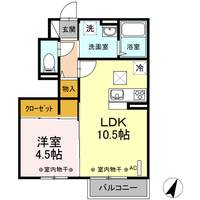 神奈川県藤沢市羽鳥3(アパート)の賃貸物件の間取り