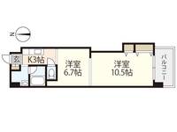パステロ アロッジオ45東蟹屋の間取り