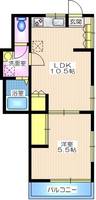 神奈川県横浜市港南区最戸1(マンション)の賃貸物件の間取り