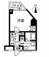 東京都中野区中野3(マンション)の賃貸物件の間取り