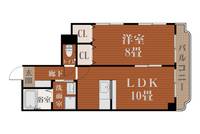 サンパレス新屋敷の間取り