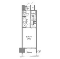 愛知県名古屋市中区新栄2(マンション)の賃貸物件の間取り