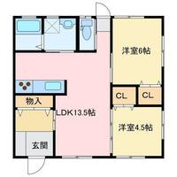 愛媛県新居浜市角野新田町2(一戸建)の賃貸物件の間取り