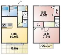 リラ テラスAの間取り