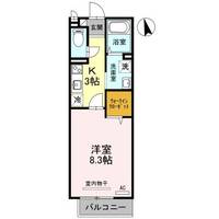 京都府京都市山科区東野中井ノ上町(アパート)の賃貸物件の間取り
