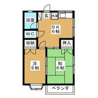 清水コーポの間取り