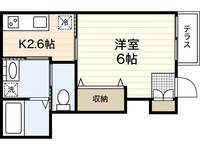 Fair court安東 No.1の間取り