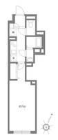 東京都杉並区和田2(マンション)の賃貸物件の間取り