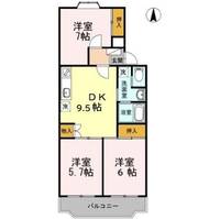 神奈川県藤沢市円行2(マンション)の賃貸物件の間取り
