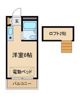東京都練馬区石神井町4(アパート)の賃貸物件の間取り