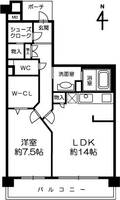 グランドメゾン西長堀の間取り