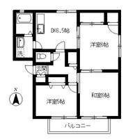 オークアベニューAの間取り