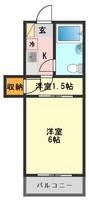 東京都葛飾区東新小岩4(マンション)の賃貸物件の間取り