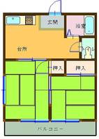 かなめハイツの間取り