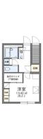 レオパレスひまわりの間取り