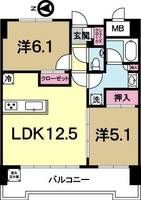 物件の間取り画像