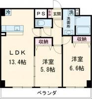 栃木県宇都宮市平松本町(マンション)の賃貸物件の間取り