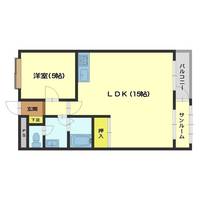 ヴァンベール黒瀬の間取り