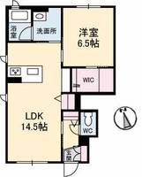 アズールウィステリアA棟の間取り