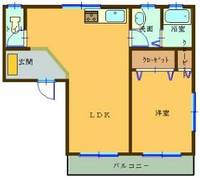 物件の間取り画像