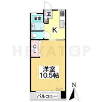 愛知県名古屋市瑞穂区村上町3(マンション)の賃貸物件の間取り