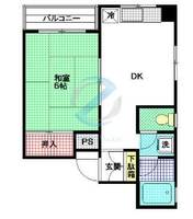千葉県浦安市堀江1(マンション)の賃貸物件の間取り