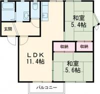メゾンクレールの間取り