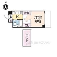 シティパレスやすらぎの道P3の間取り