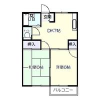 サンハイツ渡辺の間取り