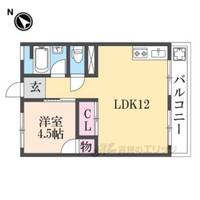 クリアスカイ立花の間取り