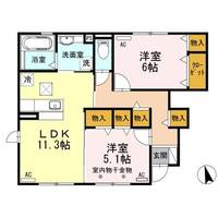 Dルーム ヨシダの間取り