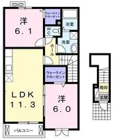 レジレンスパーク Iの間取り
