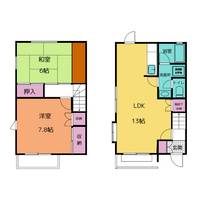 愛知県豊橋市馬見塚町(一戸建)の賃貸物件の間取り