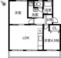 愛知県春日井市柏原町4(マンション)の賃貸物件の間取り