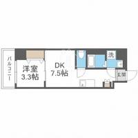 大阪府大阪市港区弁天3(マンション)の賃貸物件の間取り