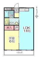 カーサ豊府の間取り