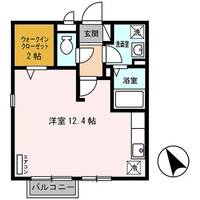 滋賀県彦根市長曽根南町(アパート)の賃貸物件の間取り