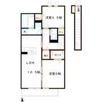 クレールBの間取り