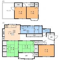 愛媛県松山市清水町3(一戸建)の賃貸物件の間取り