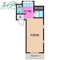 ポラリスハイツの間取り