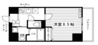 レジディア国立IIの間取り