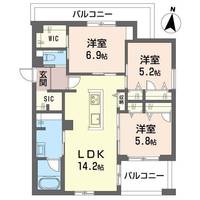 物件の間取り画像