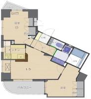 東京都渋谷区神宮前6(マンション)の賃貸物件の間取り