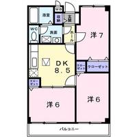 京都府綴喜郡宇治田原町大字贄田小字船戸(アパート)の賃貸物件の間取り