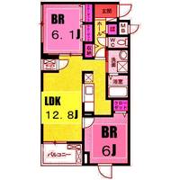 ラシーヌ 菊名 Iの間取り