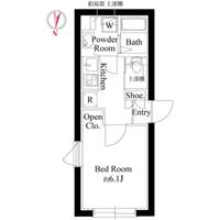 東京都江東区清澄2(マンション)の賃貸物件の間取り