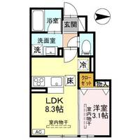 栃木県宇都宮市一条2(アパート)の賃貸物件の間取り