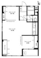 京王多摩川コーポラスの間取り