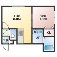 北海道札幌市中央区南六条西18(アパート)の賃貸物件の間取り