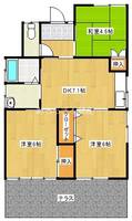 静岡県浜松市中央区安松町(一戸建)の賃貸物件の間取り